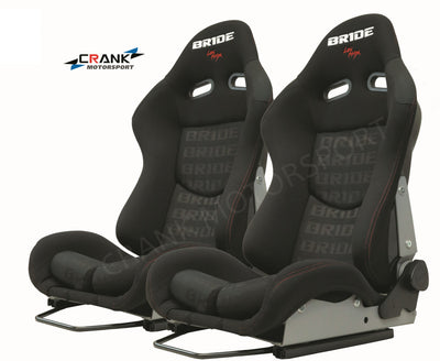 1x Bride Stradia Carbon Full Black Recliner Seat – ADR Approved