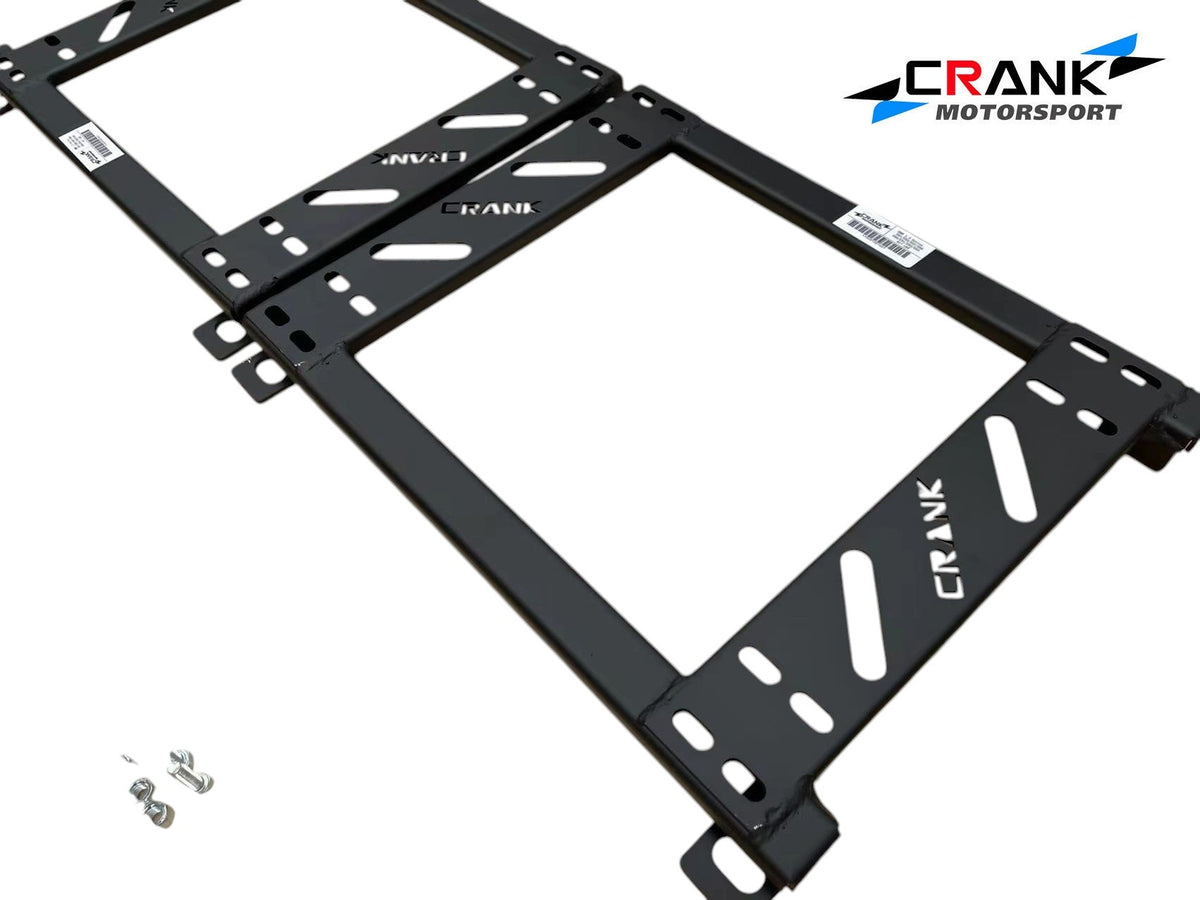 2x Crank Motorsport BMW F22 / F23 / F30 / F32 / F80 / F82 / F83 / F10 / F90 Seat Adapter Rail – BRIDE / RECARO / SPARCO Compatible