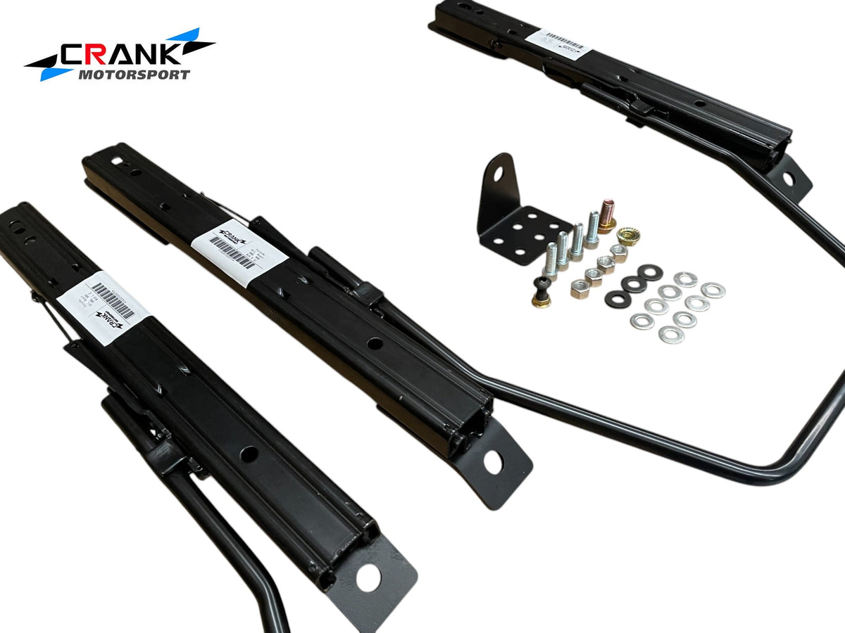 2x Crank Motorsport Porsche 911 (996 / 997) & Audi TT MK1 Seat Rails – BRIDE / RECARO / SPARCO Compatible