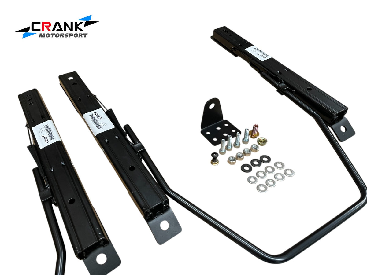 2x Crank Motorsport Porsche 911 (996 / 997) Seat Rails – BRIDE / RECARO / SPARCO Compatible