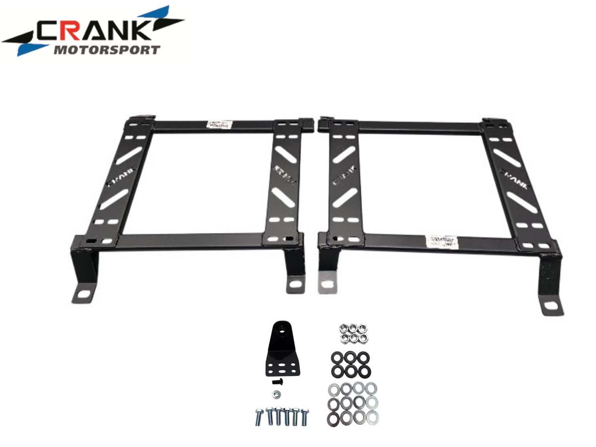 2x Crank Motorsport Toyota Hilux 2015–ON Seat Adapter Rail – Suit BRIDE RECARO SPARCO – Heavy Duty Seat Mount Bracket