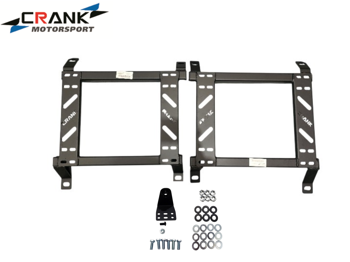2x Crank Motorsport Toyota Hilux 2015–ON Seat Adapter Rail – Suit BRIDE RECARO SPARCO – Heavy Duty Seat Mount Bracket