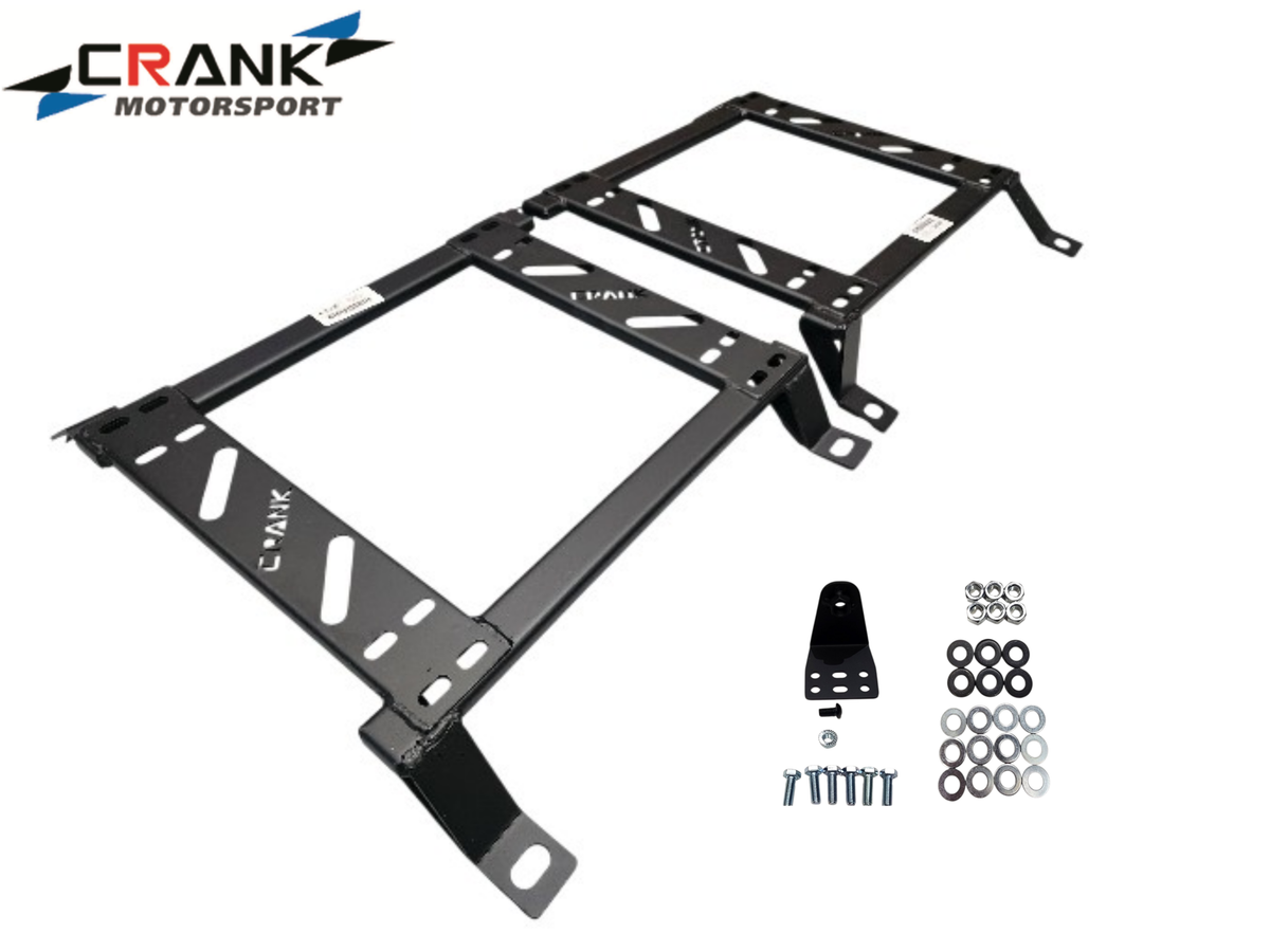 2x Crank Motorsport Toyota Hilux 2015–ON Seat Adapter Rail – Suit BRIDE RECARO SPARCO – Heavy Duty Seat Mount Bracket