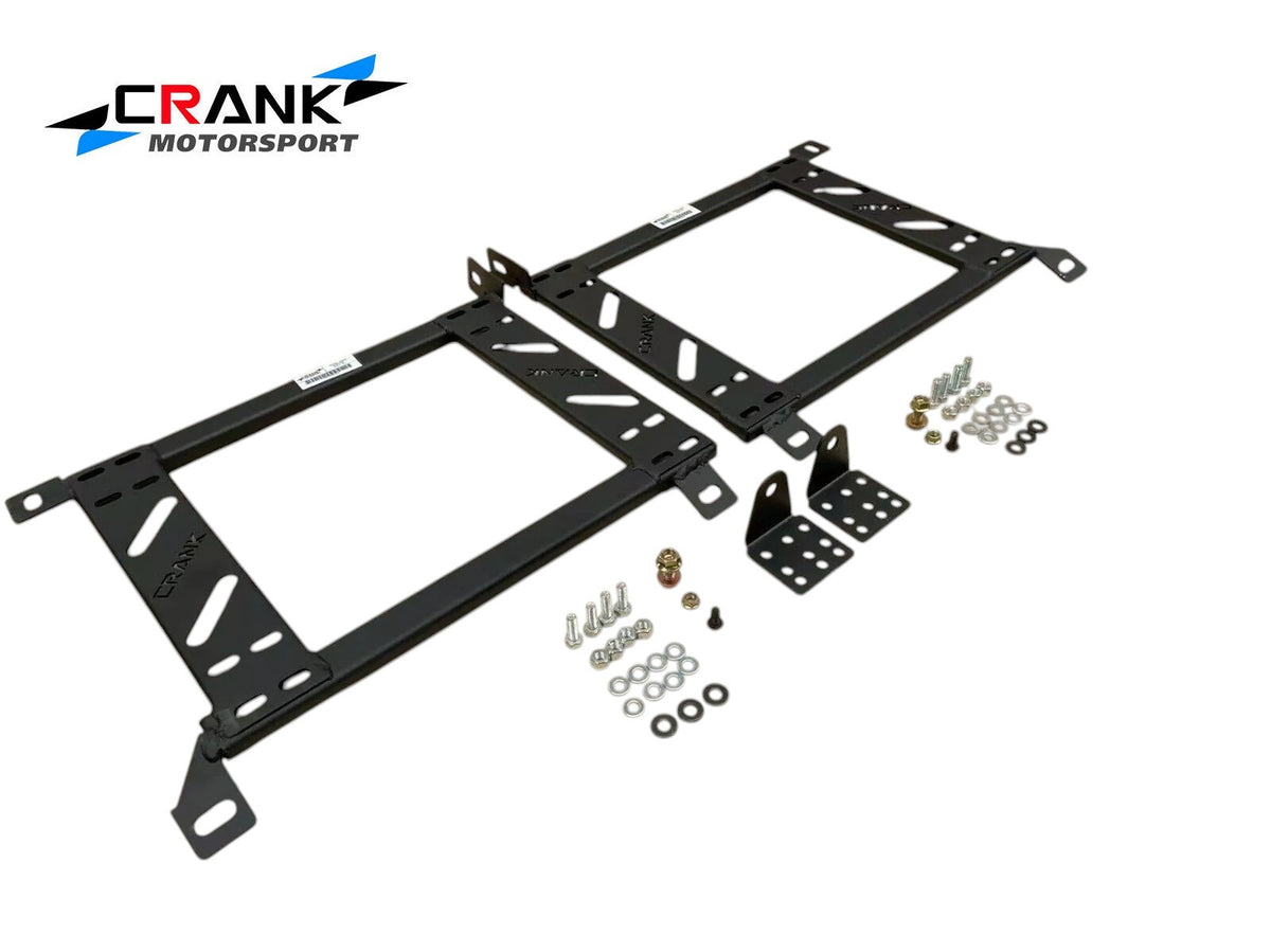 2x Crank Motorsport Toyota Corolla Sportivo ZZE123 Seat Adapter Rail – BRIDE / RECARO / SPARCO Compatible