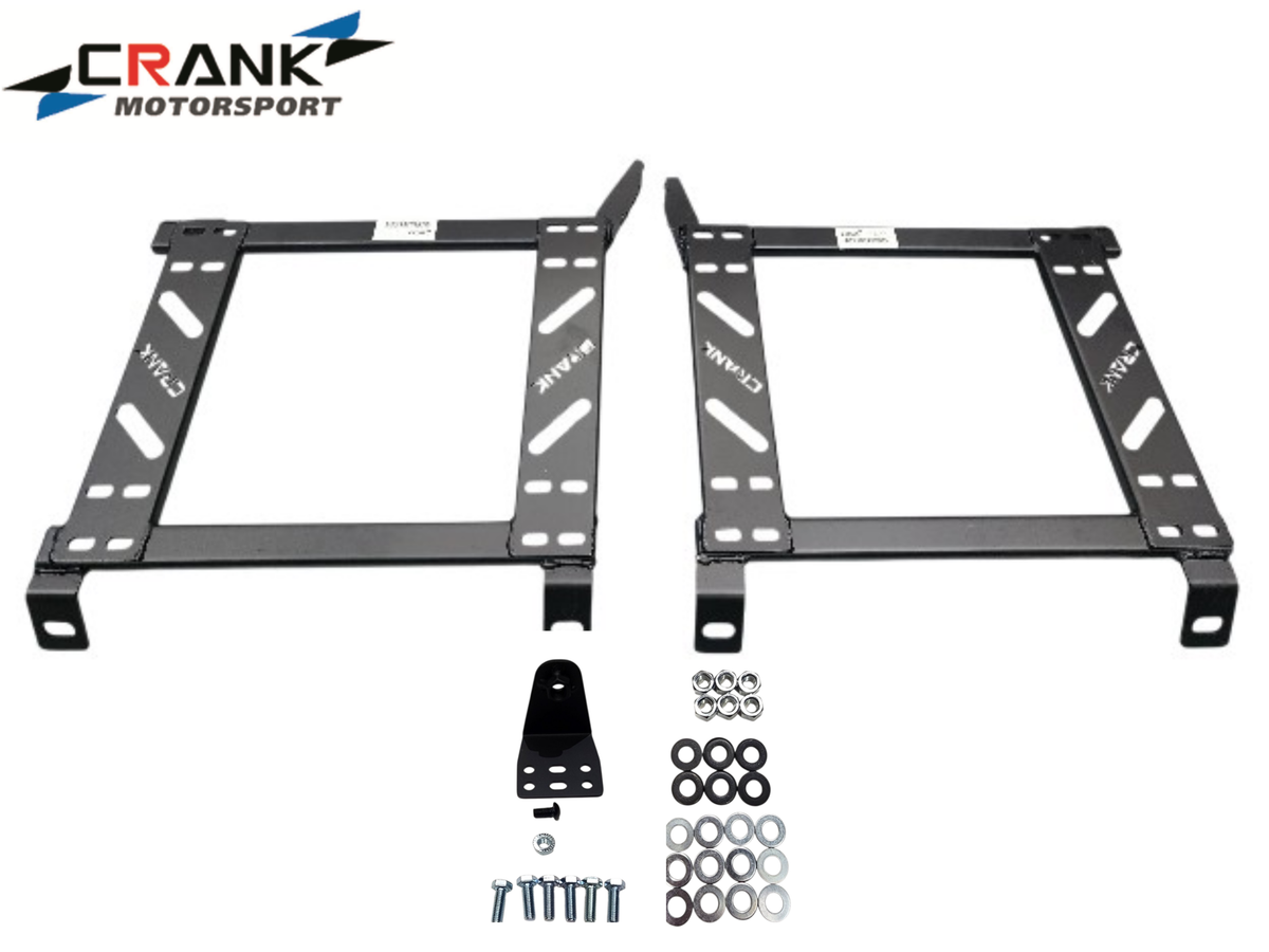 2x Crank Motorsport Subaru Impreza GE/GV/GH/GR/GK/GT 2007–2016 Seat Adapter Rail – Suit BRIDE RECARO SPARCO – Heavy Duty Seat Mount Bracket