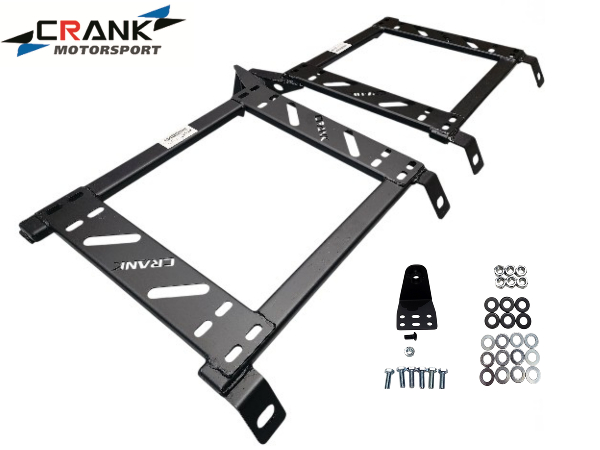 2x Crank Motorsport Subaru Impreza GE/GV/GH/GR/GK/GT 2007–2016 Seat Adapter Rail – Suit BRIDE RECARO SPARCO – Heavy Duty Seat Mount Bracket