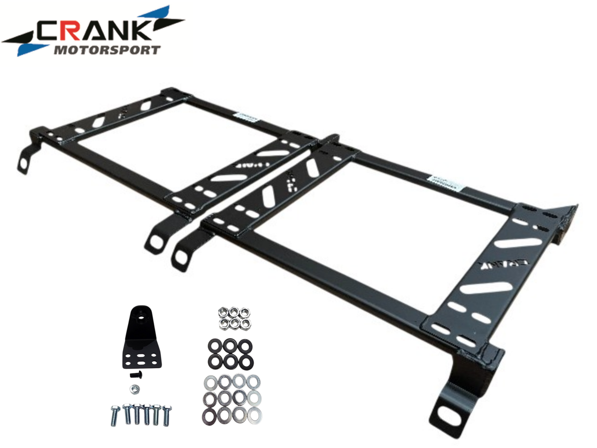 1x Crank Motorsport Seat Adapter Rail – Silvia S13/S14/S15 & 180SX – Suit BRIDE, RECARO, SPARCO