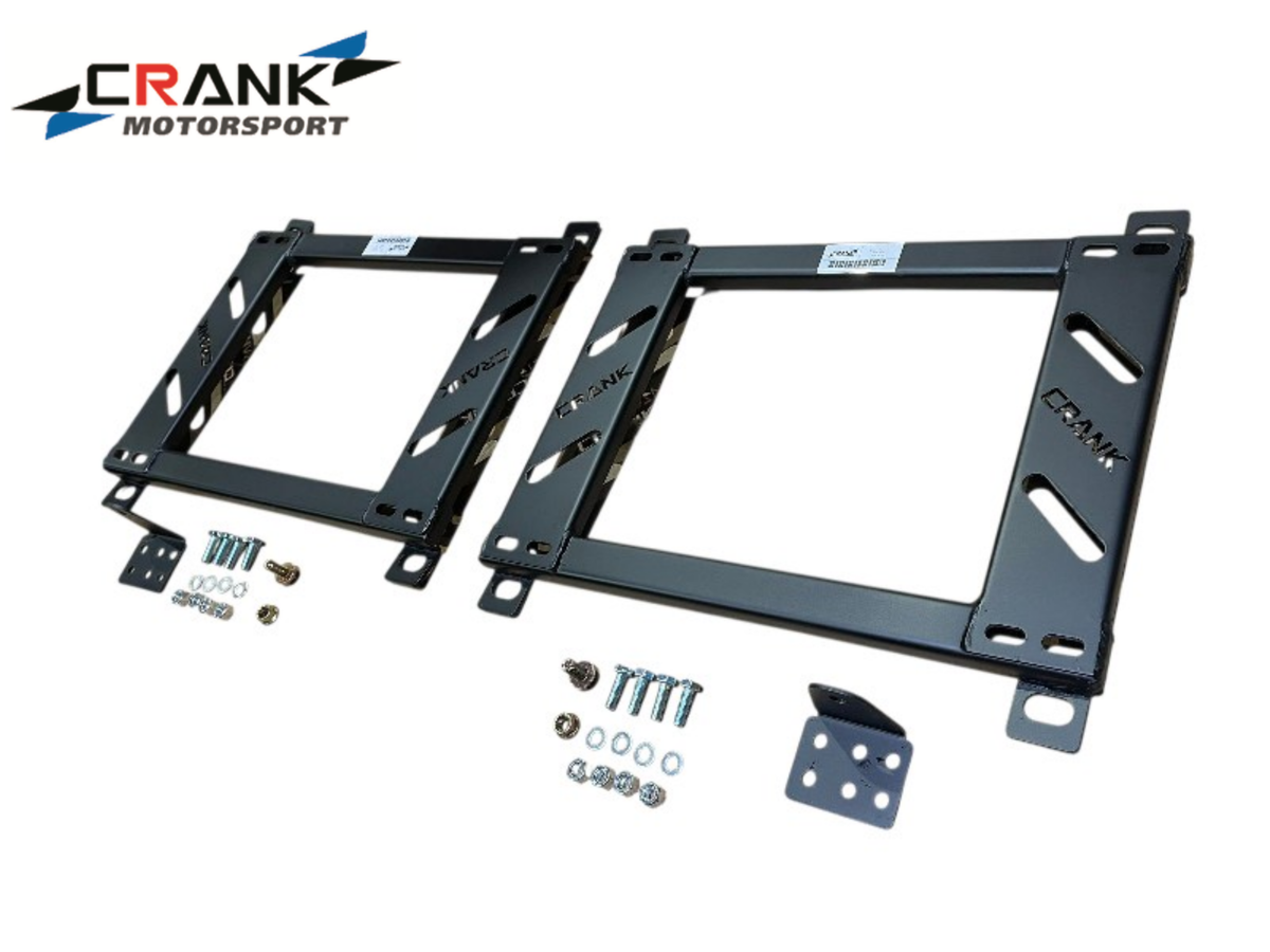2x Crank Motorsport Mini Cooper R36 / F36 Seat Adapter Rail Pair – BRIDE / RECARO / SPARCO Compatible