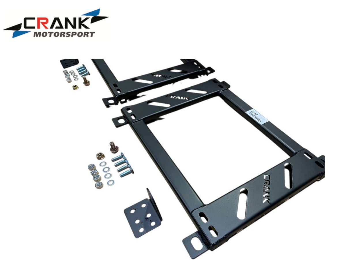 2x Crank Motorsport Mini Cooper R36 / F36 Seat Adapter Rail Pair – BRIDE / RECARO / SPARCO Compatible