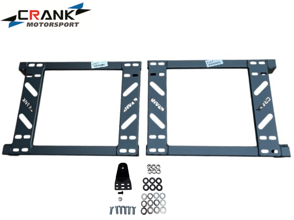 2x Crank Motorsport BMW E30 Seat Adapter Rail – Suit BRIDE RECARO SPARCO