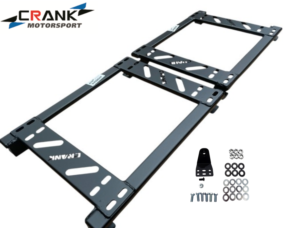 2x Crank Motorsport BMW E30 Seat Adapter Rail – Suit BRIDE RECARO SPARCO
