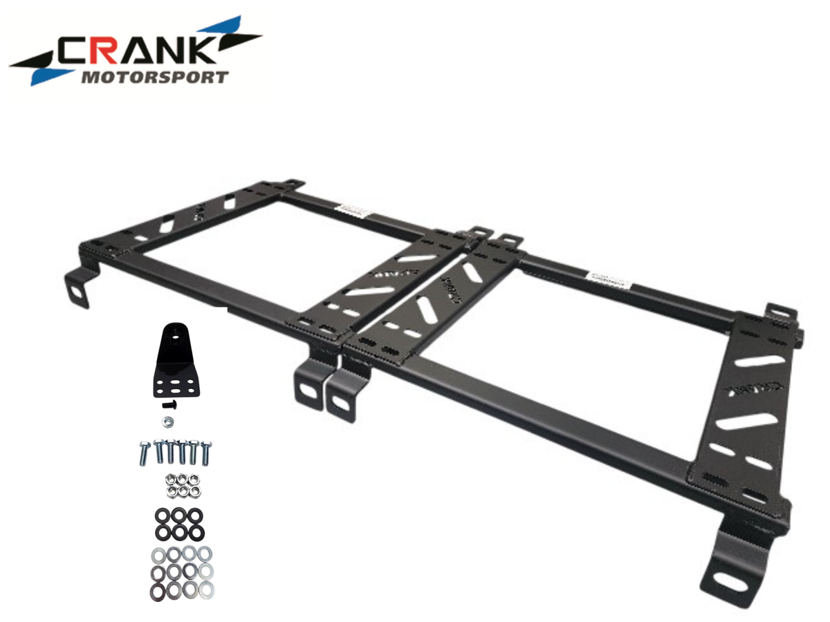2x Crank Motorsport Holden Commodore VU, VT, VX, VY, VZ Seat Adapter Rail – Suit BRIDE RECARO SPARCO