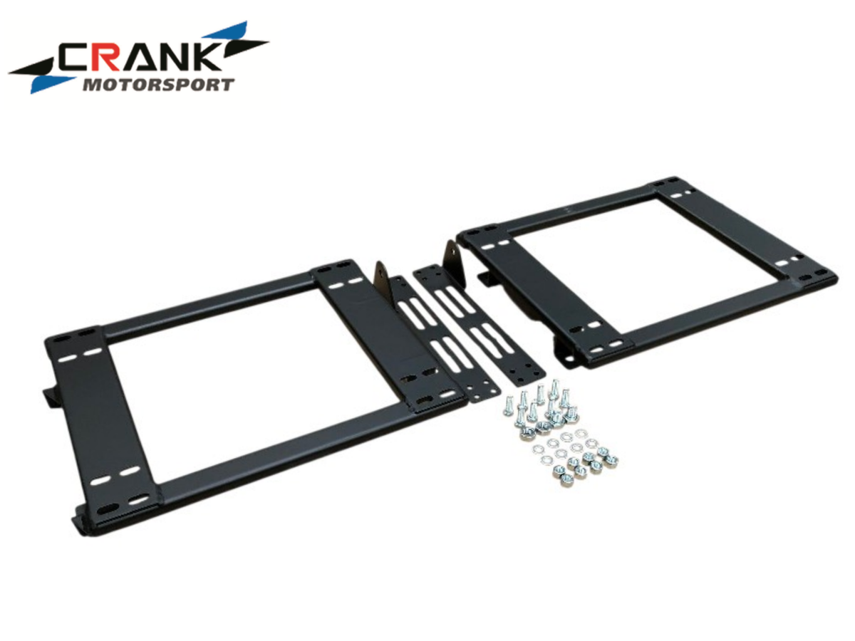 2x Crank Motorsport Holden Commodore VB/VC/VH/VK/VL Seat Adapter Rail – Suit BRIDE RECARO SPARCO – Heavy Duty Seat Mount Brackets