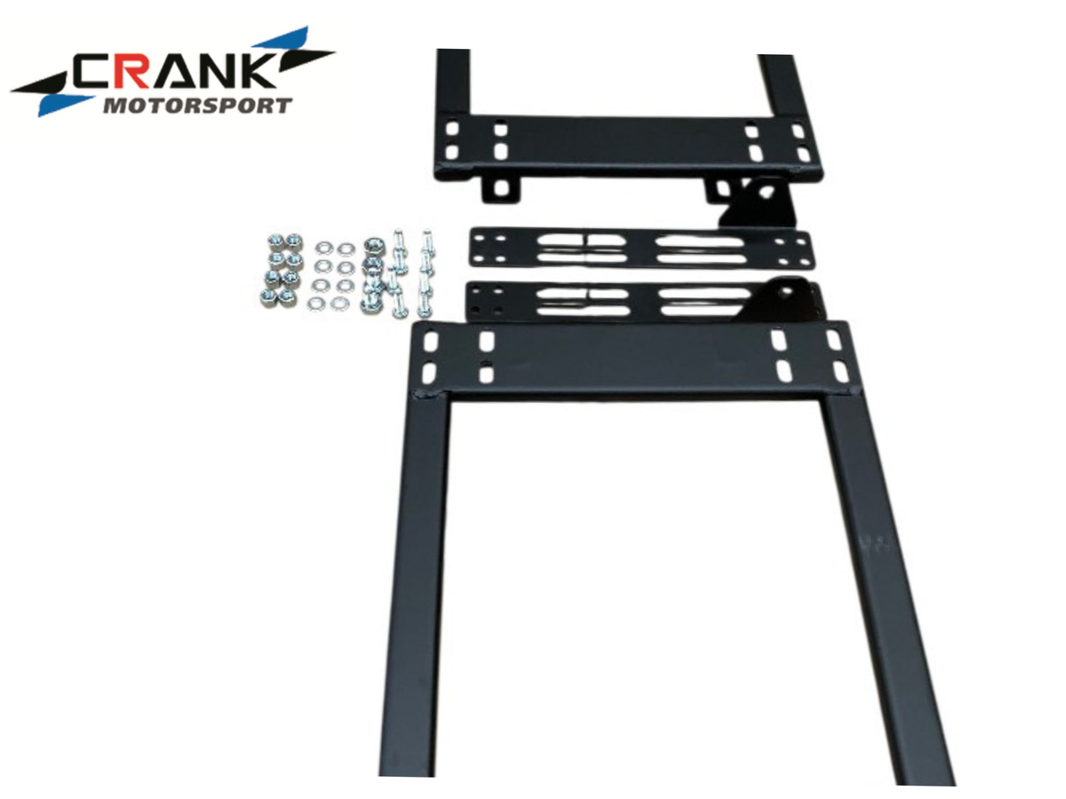 2x Crank Motorsport Holden Commodore VB/VC/VH/VK/VL Seat Adapter Rail – Suit BRIDE RECARO SPARCO – Heavy Duty Seat Mount Brackets