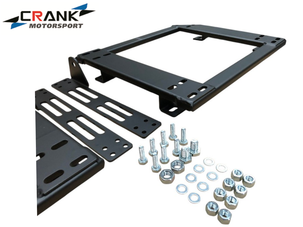 2x Crank Motorsport Holden Commodore VB/VC/VH/VK/VL Seat Adapter Rail – Suit BRIDE RECARO SPARCO – Heavy Duty Seat Mount Brackets