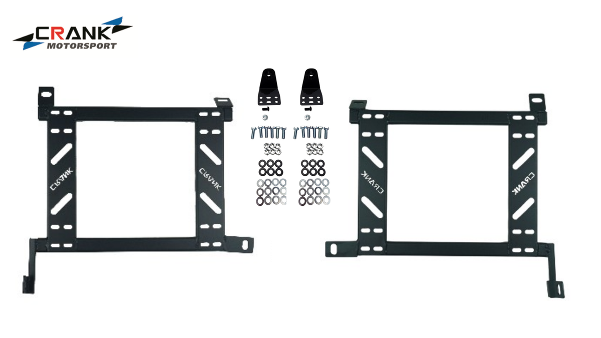 2x Crank Motorsport Toyota JZX100 Chaser Seat Adapter Rail – BRIDE / RECARO / SPARCO Compatible