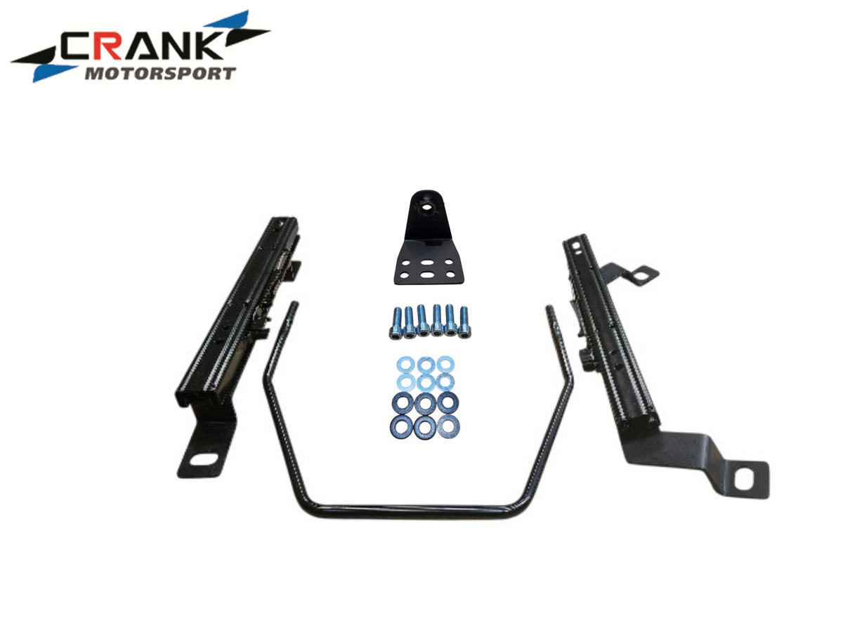 1x Crank Motorsport Audi S3 / RS3 & VW Golf 6 & 7 Superlow Seat Rail Adapters – BRIDE / RECARO / SPARCO Compatible