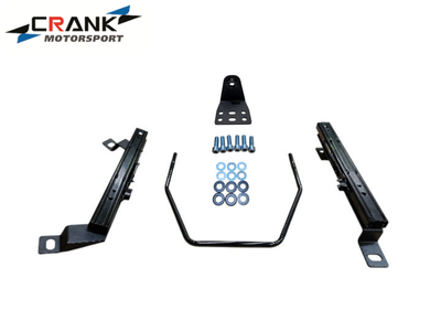 1x Crank Motorsport Audi S3 / RS3 & VW Golf 6 & 7 Superlow Seat Rail Adapters – BRIDE / RECARO / SPARCO Compatible