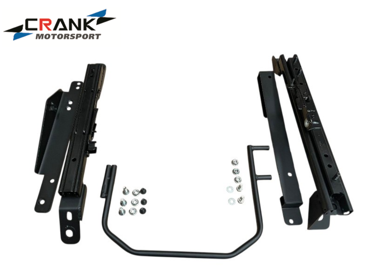 2x Crank Motorsport R35 GTR Pair Superlow Seat Rails – Recaro CS / Nismo Compatible