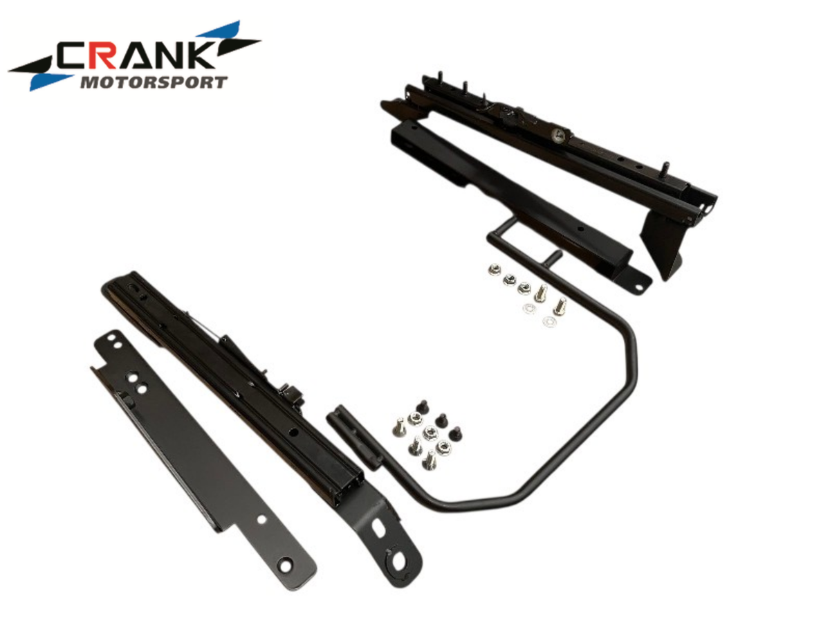 1x Crank Motorsport R35 GTR Left Side Superlow Seat Rail – Recaro CS / Nismo Compatible