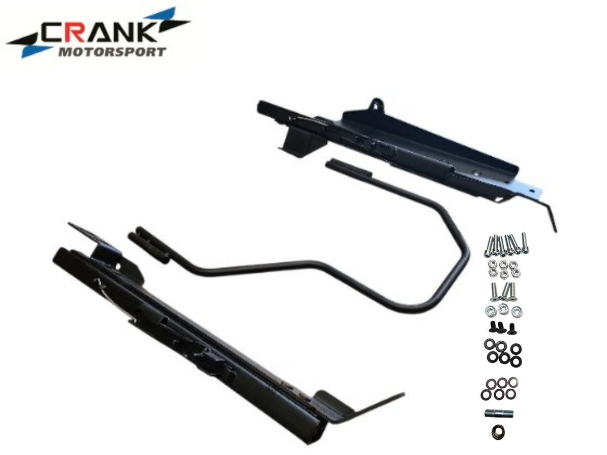 1x Crank Motorsport Superlow Seat Rail Driver side RHD – Skyline R32/R33/R34 & Silvia S13/S14/S15 – Suit BRIDE RECARO SPARCO