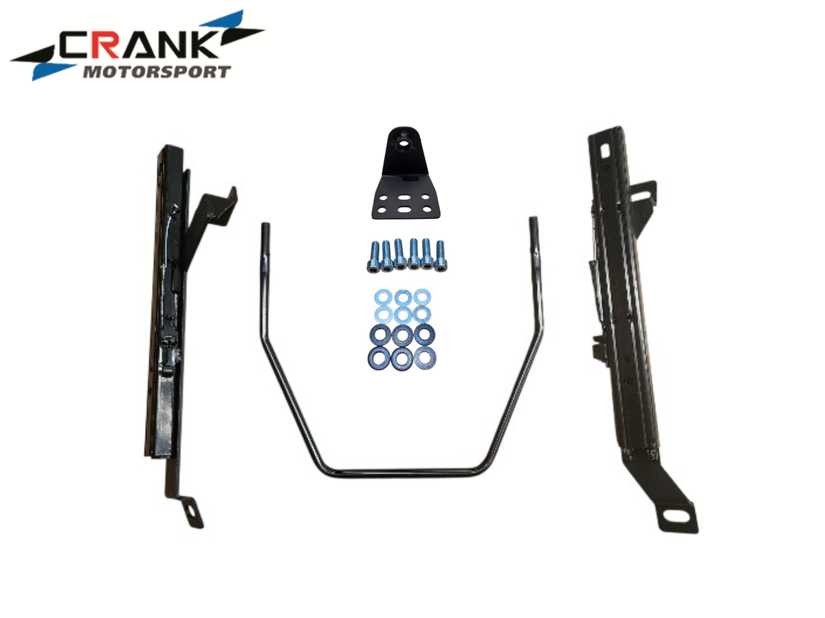 2x Crank Motorsport Toyota JZA80 Supra (MK4) Superlow Seat Rail Adapters – BRIDE / RECARO / SPARCO Compatible