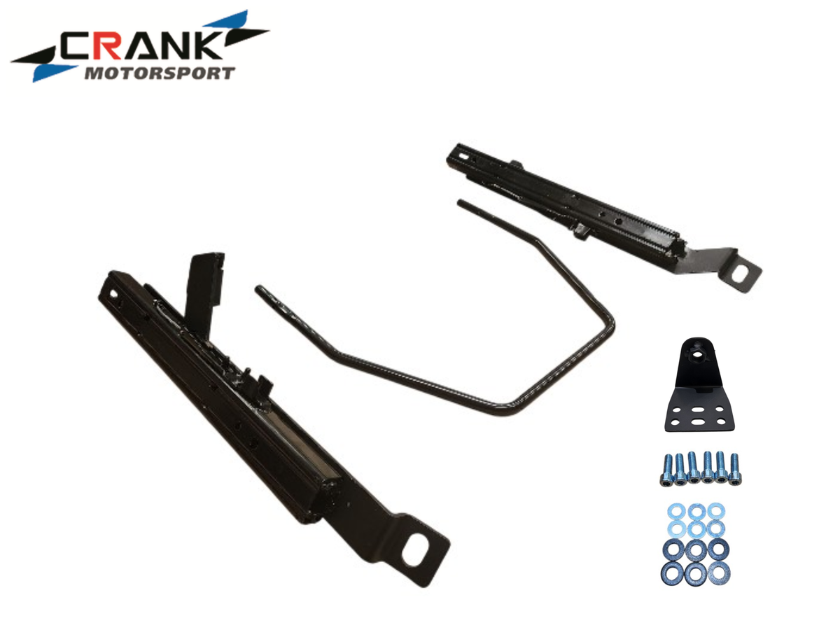 2x Crank Motorsport Toyota JZA80 Supra (MK4) Superlow Seat Rail Adapters – BRIDE / RECARO / SPARCO Compatible