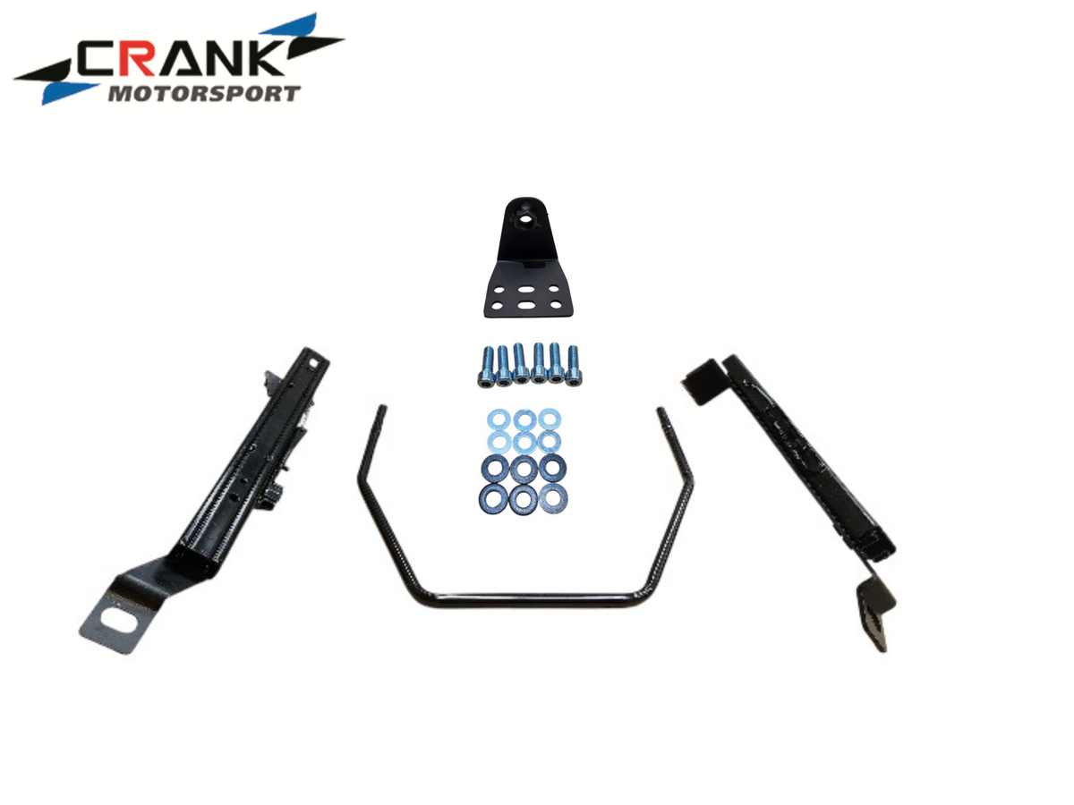 2x Crank Motorsport Toyota JZA80 Supra (MK4) Superlow Seat Rail Adapters – BRIDE / RECARO / SPARCO Compatible