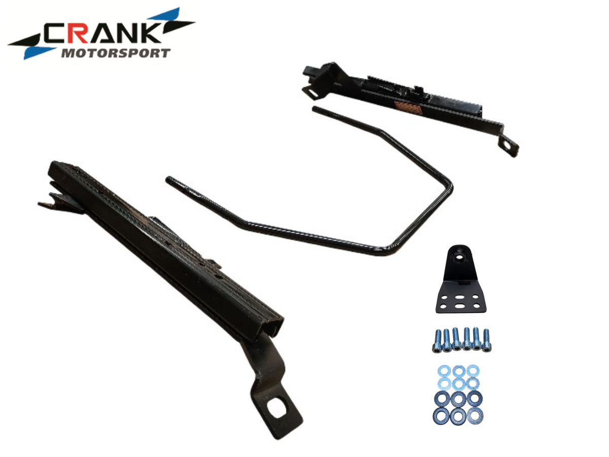 1x Crank Motorsport Toyota JZA80 Supra (MK4) Superlow Seat Rail Adapters – BRIDE / RECARO / SPARCO Compatible