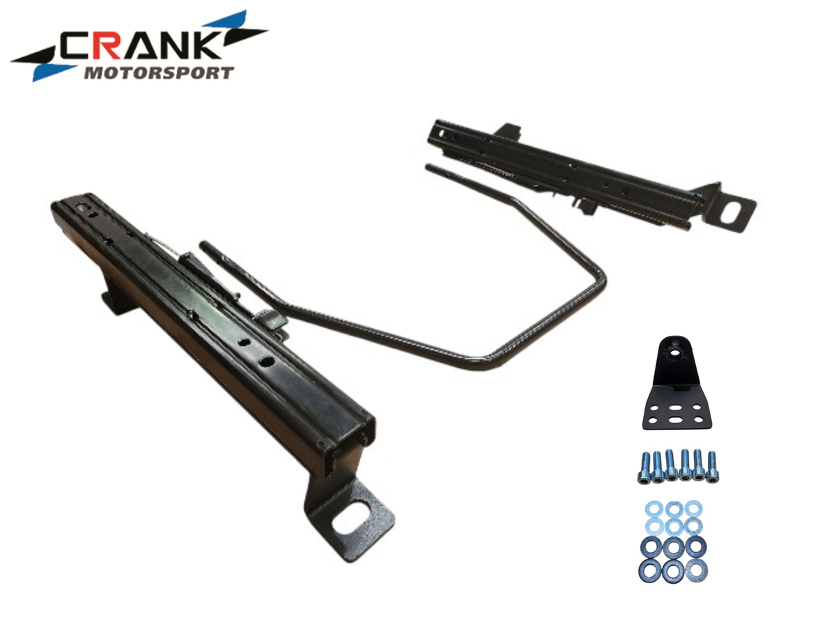 1x Crank Motorsport BMW E30 Superlow Seat Rail Adapters – BRIDE / RECARO / SPARCO Compatible