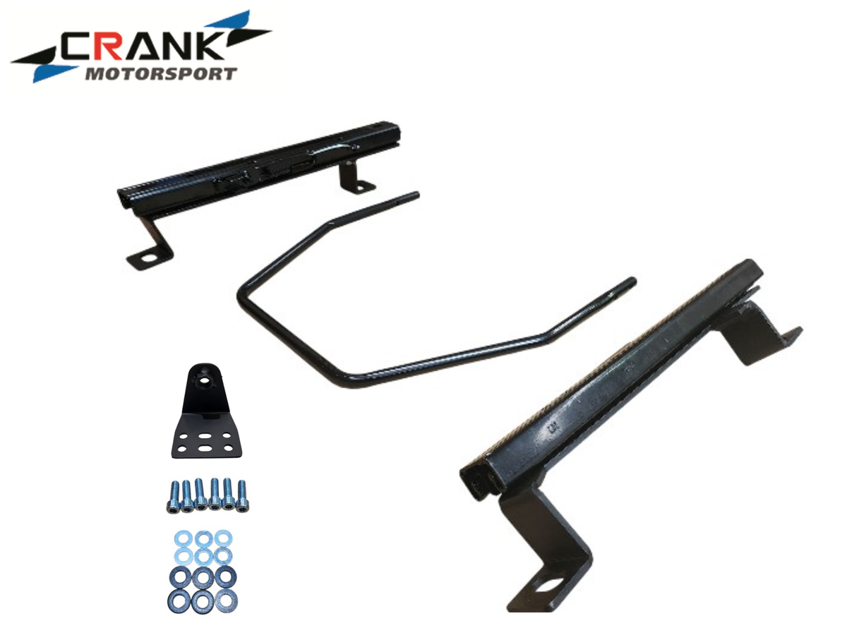 1x Crank Motorsport BMW E30 Superlow Seat Rail Adapters – BRIDE / RECARO / SPARCO Compatible