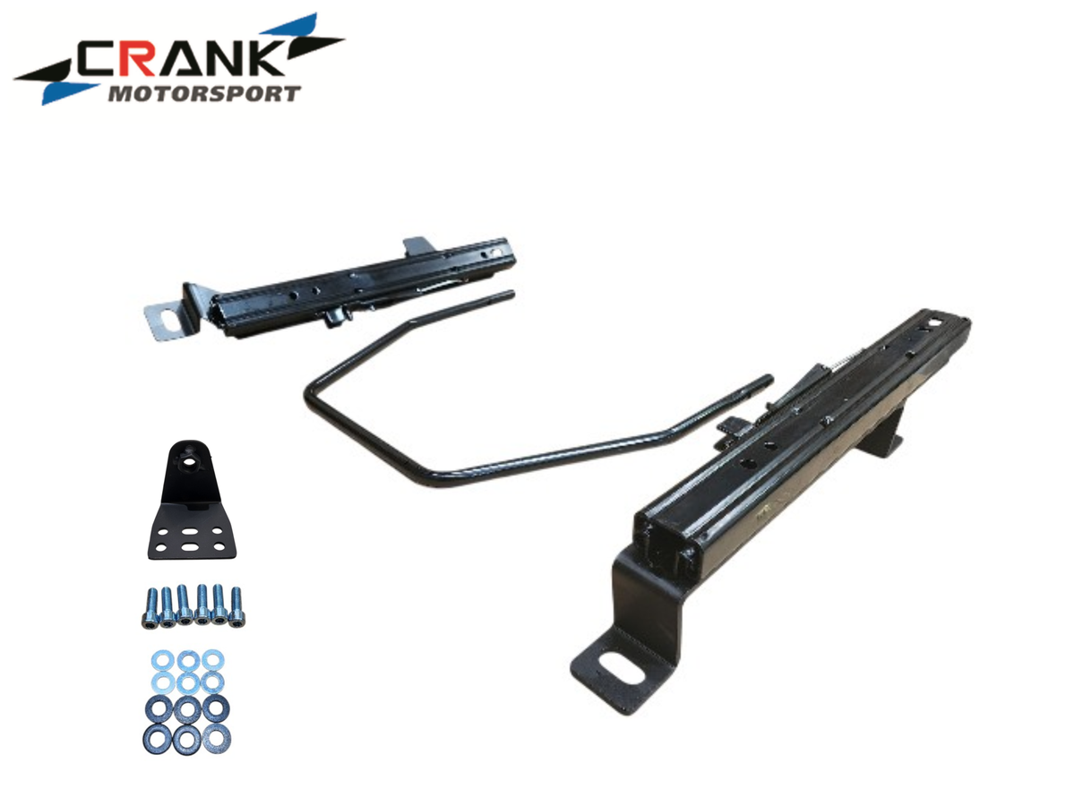 1x Crank Motorsport BMW E30 Superlow Seat Rail Adapters – BRIDE / RECARO / SPARCO Compatible