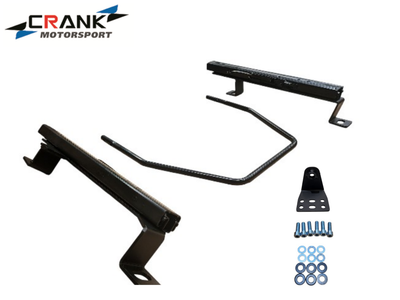1x Crank Motorsport BMW E30 Superlow Seat Rail Adapters – BRIDE / RECARO / SPARCO Compatible