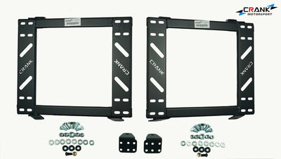 1x Crank Motorsport 70 / 76 / 79 Series Landcruiser Seat Rail Package – Dual Cab – BRIDE / RECARO / SPARCO Compatible