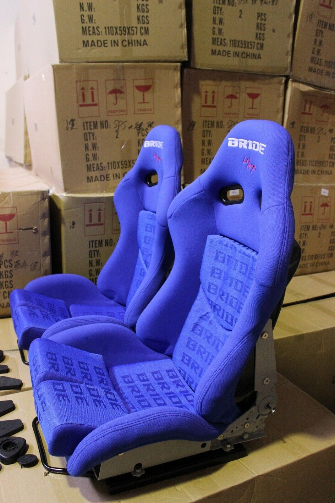 1x Bride Stradia Blue Fiberglass Racing Seat – ADR Approved