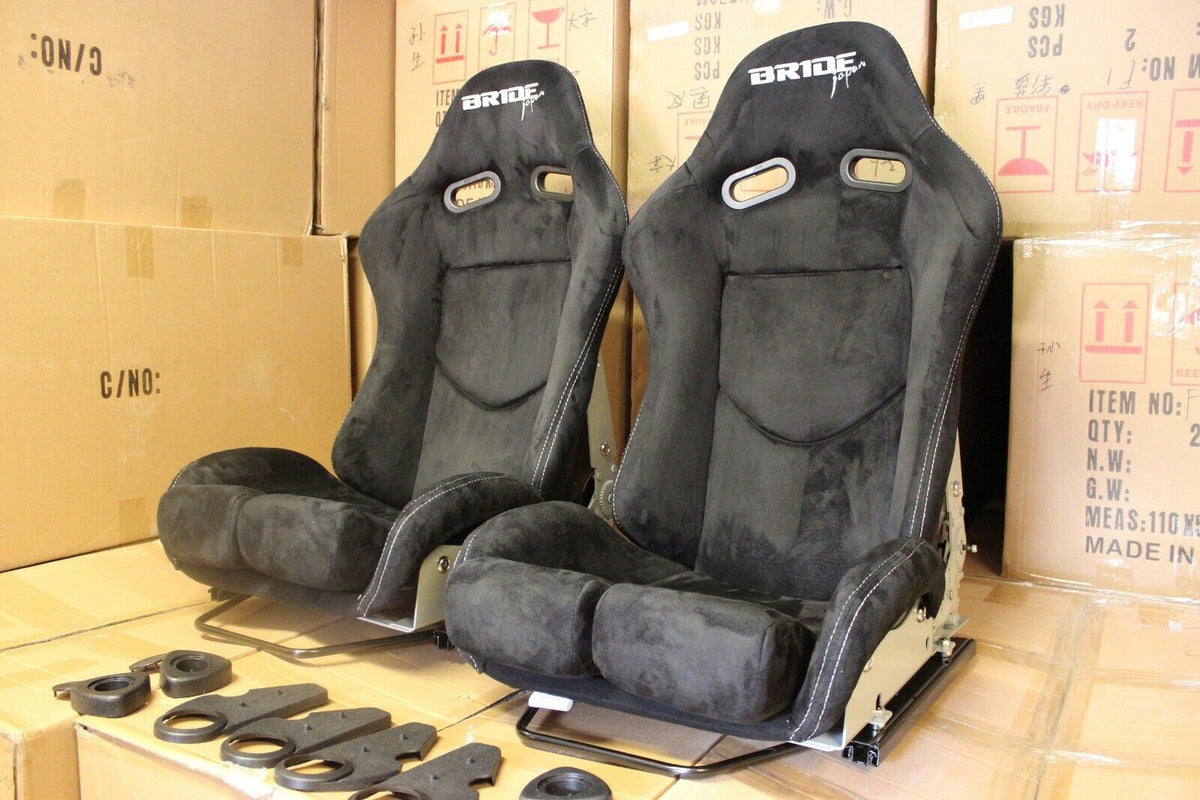 1x Bride Stradia CARBON Alcantara Racing Seat – ADR Approved – Car Sport Seat – Superlow Position
