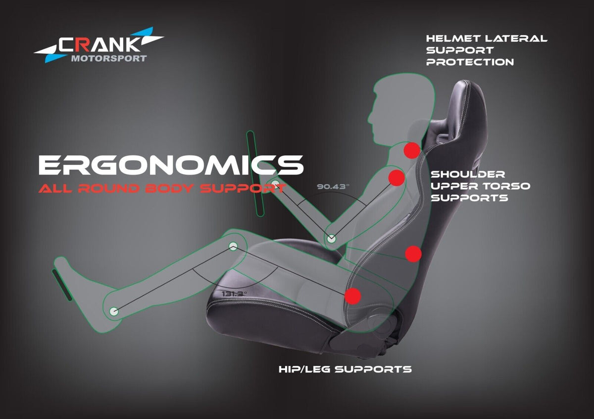 1x Crank Motorsport Nissan Skyline R34 GTR Vspec II Style Seat