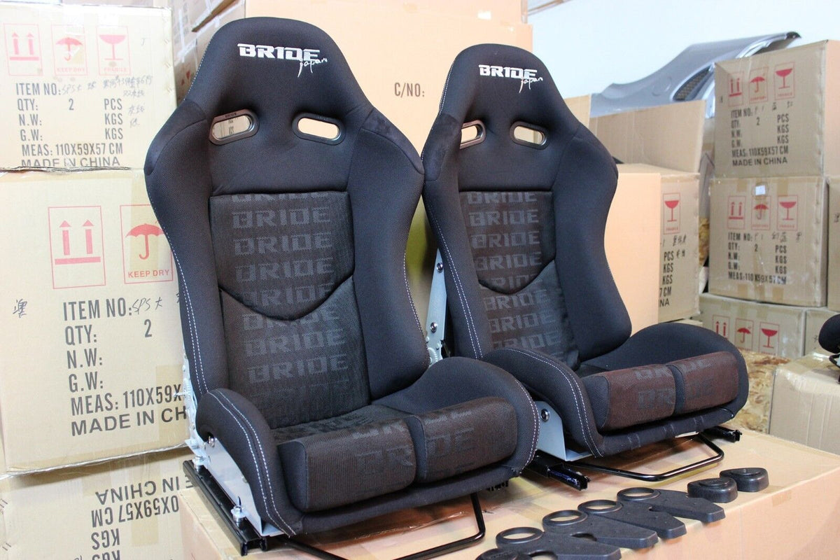 1x Bride Stradia Black Fiberglass Racing Seat – ADR Approved