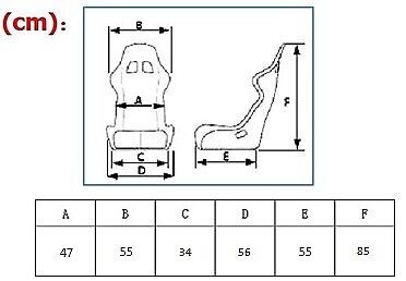 2x GT3 Ultra Hard-Wearing PVC Vinyl Racing Seats – Car Sport Seats – ADR Approved