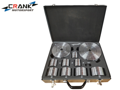 Crank Motorsport 20-Piece Hydraulic Metal Hole Punch Set – Premium Taper Dimple Dies Kit
