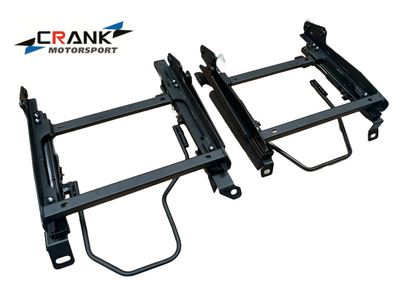 2x Crank Motorsport Nissan Skyline R32–R34 GTR Pair Superlow Seat Rails – Recaro CS / Nismo Compatible