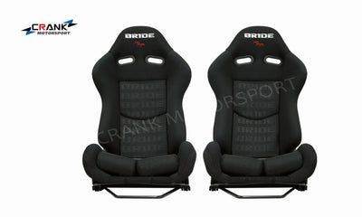 1x Crank Motorsport BRIDE Stradia Fiberglass XL Black Seat – ADR Approved