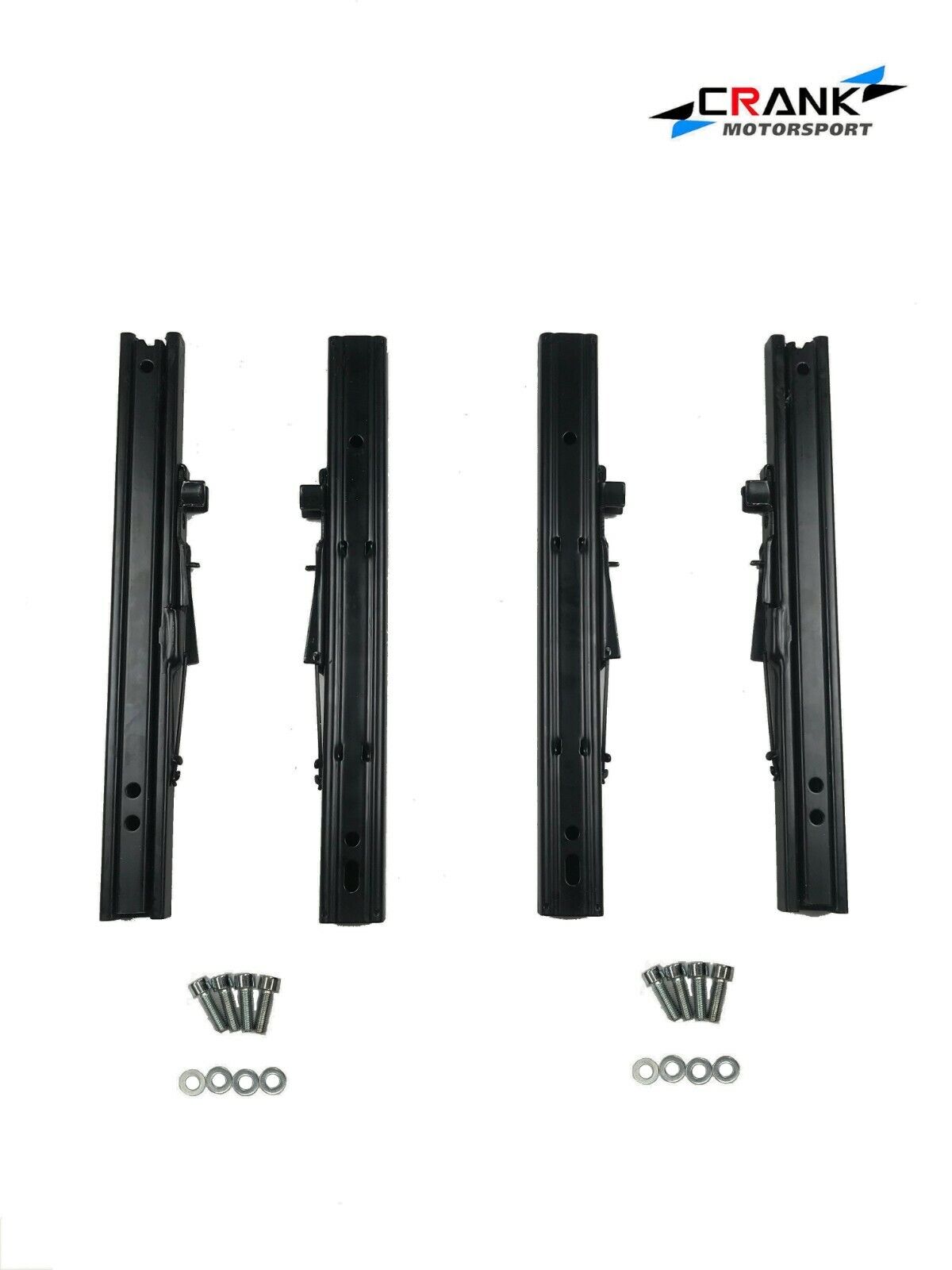 2x Crank Motorsport 79 Series LandCruiser Seat Rail Package – BRIDE / RECARO / SPARCO Compatible (Dual Cab)