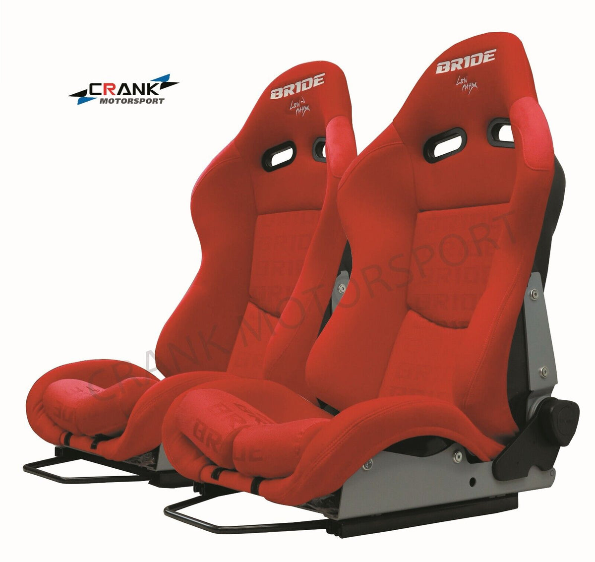 2x Bride Stradia Red Fiberglass Racing Seats – ADR Approved, AU Stock