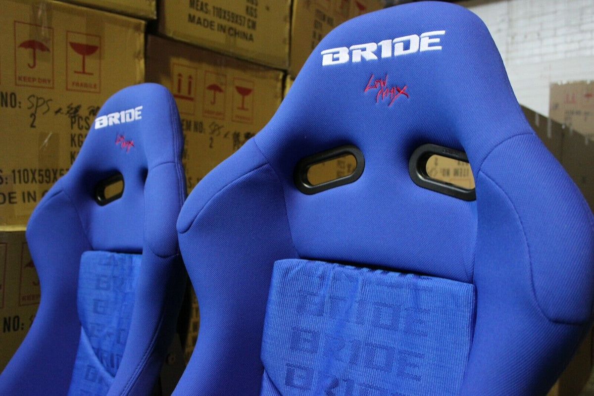 2x Bride Stradia Blue Fiberglass Racing Seats – ADR Approved