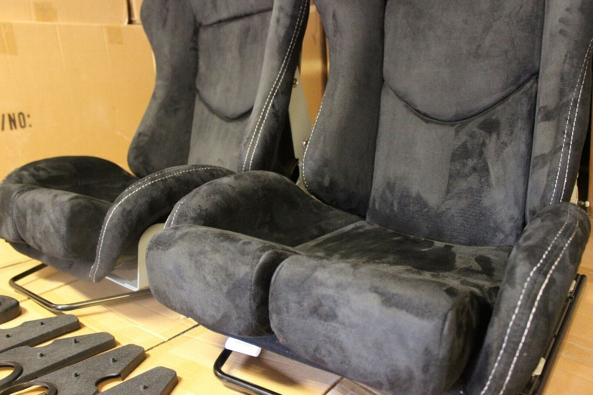 2x Bride Stradia Carbon Back Alcantara Racing Seats – ADR Approved