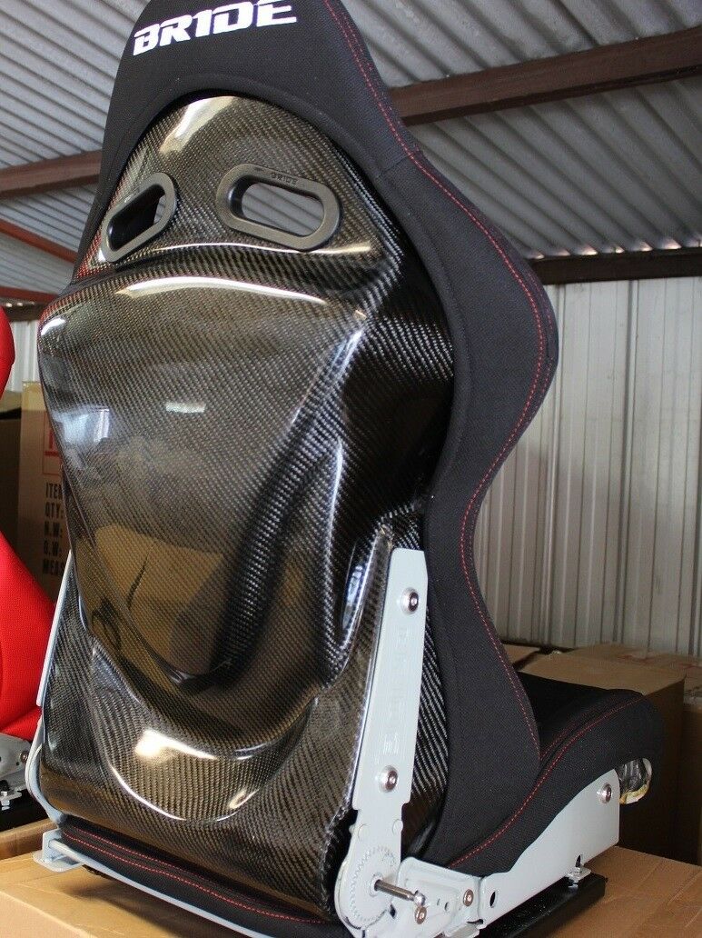 2x Bride Stradia Lowmax L Black Carbon Racing Seats – ADR Approved