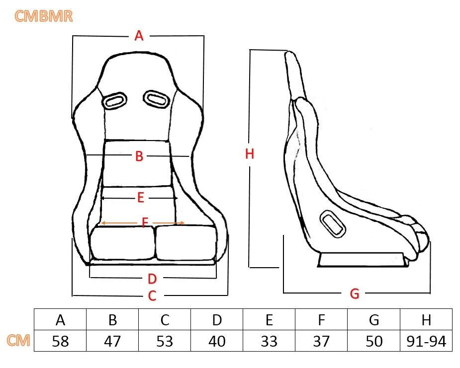 1x Bride VIOS II Style Fixed Back Racing Seats – Blue Fibreglass Low Max