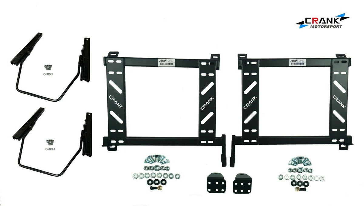 2x Crank Motorsport Subaru Impreza WRX GC/GD & Forester Seat Rail Package – BRIDE / RECARO / SPARCO Compatible