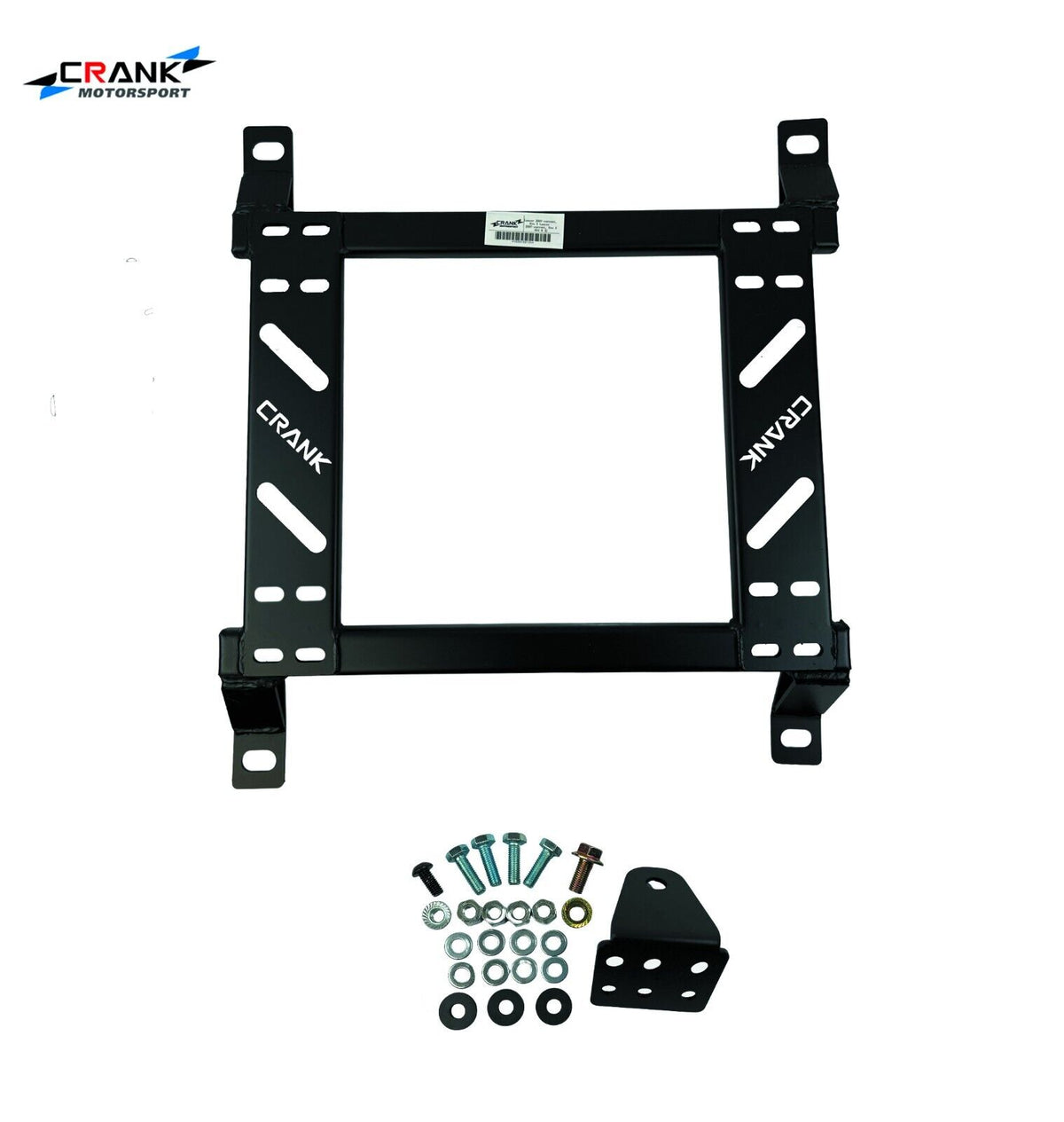 2x Crank Motorsport Mitsubishi Lancer / EVO 2008 Seat Adapter Rail Pair – BRIDE / RECARO / SPARCO Compatible